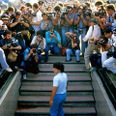 Dokumentarfilmen 'Diego Maradona' handler om den legendariske fodboldspiller Diego Armando Maradona med fokus på tiden, hvor han ankom til Napoli som den store frelser. Filmen er konstrueret fra over 500 timers optagelser, der ellers tidligere ikke er blevet vist. Foto: Angel Films.