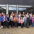 25 børn fra Ukraine i alderen 6 - 14 år havde tirsdag 29. marts første skoledag på Marienhoffskolen i Ryomgård. Pressefoto