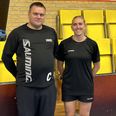 Holdleder Carsten Solberg og cheftræner Camilla Madsen står i spidsen for Hadsten Håndbolds målsætning om at vende tilbage til 1. Division. Pressefoto