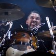 Josua Lander Madsen ved Artillery-koncert under minifestivalen Metal Aid i Amager Bio på Amager. Bandet var gang med turné i Sydamerika, da ulykken indtraf. Foto: Per Lange