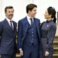 Kronprins Frederik, prins Christian og kronprinsesse Mary efter prins Christians konfirmation i Fredensborg 15. maj 2021, hvor dele af familien måtte blive væk grundet restriktioner. (Arkivfoto) - Foto: Keld Navntoft/Ritzau Scanpix