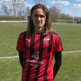 Mikkel Sloth scorede sejrsmålet, da FC Djursland slog Gug B fra Nordjylland med 2-1 på hjemmebane. Arkivfoto