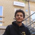 Daniel Oswaldo Studsgaard foran Aarhus Judo Klub i Finlandsgade i Aarhus Nord, hvor han træner 11 timer ugentligt i håbet om, at han en dag kan blive dygtig nok til at komme til OL.