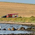 En større redningsaktion blev iværksat efter anmeldelsen. Foto: Presse-fotos.dk.