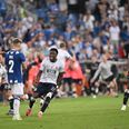 AGF-spillerne var i ekstase, da holdet efter straffesparkskonkurrence fuldendte et utroligt comeback i kvalifikationen til Champions League. Foto: Jakub Kaczmarczyk/EPA/Ritzau Scanpix