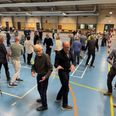 Fokus og styrke: Parkinsonramte deltager i boksetræning uden fysisk kontakt, men med masser af energi. Pressefoto