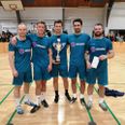 All4Labels med Daniel Sortkjær på højre fløj vandt Firmarækken ved Brix Cup 2022. Foto: Brix Cup