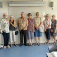 Billedet viser cirka halvdelen af tryghedsopkalderne. Yderst til højre står Doris Guldberg, der er i 2020 blev ny kontaktperson for tryghedsopkalderne. Pressefoto