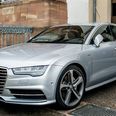 Dette er ikke bilen, som blev stjålet søndag i Vejle, men en af samme model Audi A7.