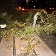 Et kraftigt stormvejr ramte flere steder i Østjylland. Arkivfoto