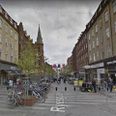 I Ryesgade skal der komme permanent terrorsikring i form af sænkbare steelere ved alle ind- og udkørsler på gaden. Foto visualisering Aarhus Kommune