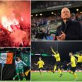 AGF's mulige modstandere i Champions League-kvalifikationen tæller bl.a. en tidligere vinder af turneringen, et mesterhold med dansk træner og et hold fra Slovenien, som man tabte med 7-1 til for 25 år siden. Foto: Marko Djurica/Reuters/Ritzau Scanpix/Aleksandra Szmigiel/Reuters/Ritzau Scanpix/Foto: Ntb/Reuters/Ritzau Scanpix/Hannah McKay/Reuters/Ritzau Scanpix