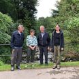 Natur– og stigruppen består af Signe Iversen (th), Hans Gravsholt, Anna Margrethe Kristensen og Per Clauson-Kaas. Pressefoto