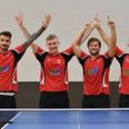 Rønde BTKs bedste herrespillere leverede gang i sagerne og nærmest sang i gaderne, da holdet kun var et mulehår for at slå BTK Viby. Foto: Rønde BTK
