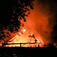 Pavillonen stod tæt op ad huset. Foto: Presse-fotos.dk