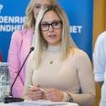 Louise Brown til et pressemøde i Indenrigs- og Sundhedsministeriet i 2025. Foto: Cecilie Rolvung