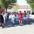En damefrokost kan nemt omfatte en rask gang zumba-fitness. Privatfoto