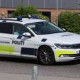 Politiet har mandag kørt rundt i Skødstrup for at lede efter den 10-årige dreng. Det var dog en opmærksom borger i Aarhus C, der fandt ham og kontaktede politiet. Foto: Øxenholt Foto.
