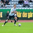 Sebastian Hausner fik lov at spille flere førsteholdskampe for AGF i foråret. Arkivfoto: Foto Trine, vildemedfoto.dk