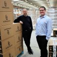 Stifter Morten Ravn (tv.) og medejer og CEO Anders Balmer har tidligere ejet henholdsvis 70 og 30 procent af KaffeKapslen. Med salget af majoriteten er de med ét officielt blevet mangemillionærer. Pressefoto