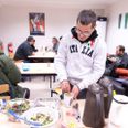 På vinterherberget serveres der altid aftensmad inden værelsesfordelingen klokken 21.30.