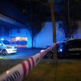 En 28-årig mand er anholdt. Foto: Presse-fotos.dk.