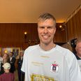 Frederik Tingager har spillet 173 kampe for AGF siden 2019. Nu har han sammen med sit hold vundet danmarksmesterskabet. Foto: Emma Dalum
