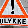 Vejdirektoratet advarer bilister på motorvejen. Foto: Thomas Borberg.