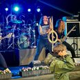 LARM! bød på heavy metal med fuld styrke. For nogle af de yngste gæster krævede det både mod, nysgerrighed og fingre i ørerne. Foto: Grethe Bo Madsen