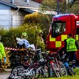 En person er afgået ved døden efter en brand i en lejlighed i Urtehaven i Valby lørdag aften. Foto: Presse-fotos.dk.