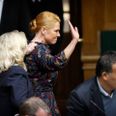 Tirsdag blev et farvel til Folketinget for Inger Støjberg, der blev fundet uværdig til at fortsætte efter dom i Rigsretten. Foto: Jens Dresling.
