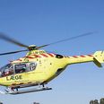 Der blev blandt andet sendt en lægehelikoper til motorvejsulykken. Arkivfoto