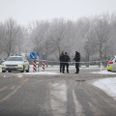 Vejen var spærret i begge retninger. Foto: Presse-fotos.dk
