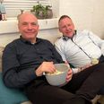 Søren Gade (til venstre) og Lars Storgaard har begge mistet deres allernærmeste til kræft og har i mange år været nære venner. Privatfoto
