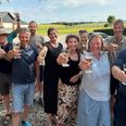 Boblerne sprøjtede i modstandsgruppen, da byrådet besluttede, at et potentielt solcelleanlæg på Møllerups Gods arealer røg i skraldespanden. Foto: Bertel Stokholm.