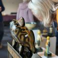 Mange af Jac Hansens værker af keramik blev lynhurtigt solgt på udstillingen. Foto: Anne Frank Henriksen