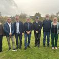 Medlemmer af Lokal Trepart Djursland (fra v.): Rikke Skyum, Mogens Hjort Jensen, Niels Ole Birk, Niels Basballe, Kim Lykke Jensen, Asger Meulengracht Olsen, Lone Bording Jensen og Jørgen Ivar Mikkelsen. Pressefoto
