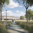 Byggeriet af det nye hospital i Hillerød kan nu endelig gå i gang, efter kontrakten på fase 1 er underskrevet. Illustration: Herzog & de Meuron - Vilhelm Lauritzen Arkitekter