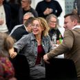 Glæden omrking Radikale Venstres bord på valgnatten var stor efterhånden som valgresultaterne tikkede ind. Foto: Per Bille