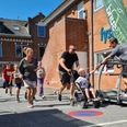 Klovneløbet i Hadsten 2023 havde lidt over 200 deltagere. Foto: Hadsten Fysioterapi og træning.