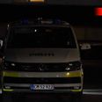 Sydøstjyllands Politi var torsdag aften massivt til stede i et større område omkring Axelborg i Horsens. Foto: Local Eyes