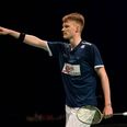 Anders Antonsen vandt for andet år i træk det danske mesterskab i badminton. Foto: Scanpix Ritzau/Bo Amstrup