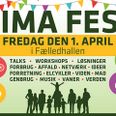 Sådan ser invitationen ud til klimafesten i Fælledhallen.
