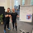 Casper Johnny Poulsen og Bjarne Lei Andersen har arrangeret informationsaften for pårørende til veteraner i Skanderborg Kommune. Foto: Katrine Friis Pedersen.