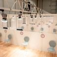A waiting area is pictured on December 18, 2020 at a corona vaccination center at the fair grounds in Hamburg, northern Germany, amid the ongoing novel coronavirus / COVID-19 pandemic. - The European Union is facing heavy pressure to approve vaccines after Britain and the United States have already administered tens of thousands of shots while China and Russia have begun efforts with their own vaccines. The bloc intends to start its inoculations with the Pfizer-BioNTech vaccine before the end of the year. (Photo by Axel Heimken / AFP)