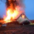 Brand i hus på Højskolevej i Torup ved Ulstrup.