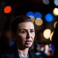 Mette Frederiksen deltager løradg i bisættelsen af Søren Pape Poulsen, som finder sted i Viborg Domkirke. Arkivfoto: Tim Kildeborg Jensen