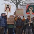 De studerende på Skovskolen Djursland var alvorligt på barrikaderne i december sidste år, da ledelsen besluttede at stoppe for elevoptaget på uddannelsen som skov- og landskabsingeniør. Arkivfoto