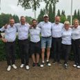 Skanderborg Golf Klubs senioreliteherrer åbnede efter coronapausen med to sejre. Privatfoto