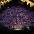 Sådan så der ud mandag aften i Botanisk Have. Open Air er populær, og programmets danske film slog alle rekorder. Succesen fortsætter til og med lørdag i Aarhus Festuge. Foto: Malte Bülow